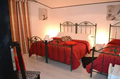 Letto o letti in una camera di Villa Ambra B&B