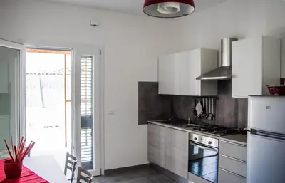 Cucina o angolo cottura di Coral vicino al mare