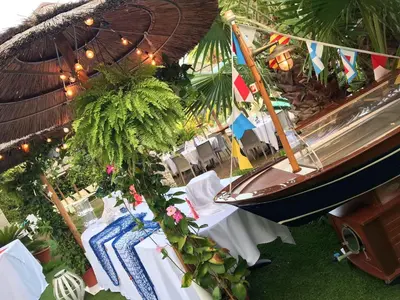 Ristorante o altro punto ristoro di Spacious Apartment in Pozzallo, 110m² with Pool and Sea View