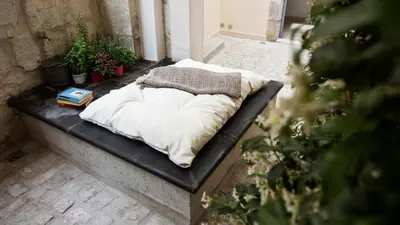 Letto o letti in una camera di Domus Sbirciò Modica