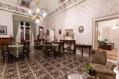 Area soggiorno di Palazzo Il Cavaliere B&B De Charme
