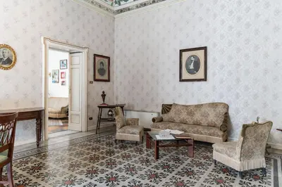Area soggiorno di Palazzo Il Cavaliere B&B De Charme