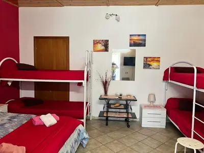 Letto o letti in una camera di Marzamemi infinity Sun