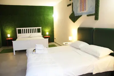 Letto o letti in una camera di Urban Pop Bnb