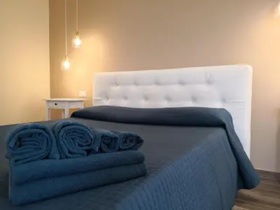 Letto o letti in una camera di Masseria Case Damma