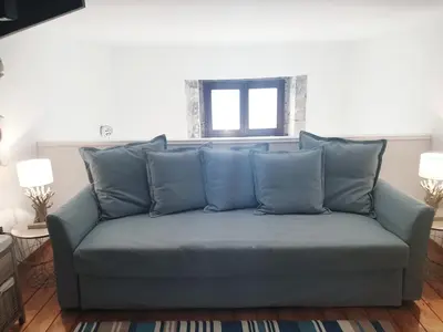 Area soggiorno di Dimora Montalto,indipendente con terrazzo privato