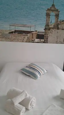 Letto o letti in una camera di Lyria