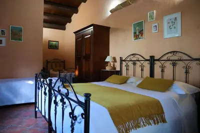 Letto o letti in una camera di B&B Villa Giusy