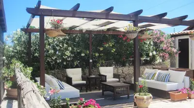 Area soggiorno di B&B Villa Giusy
