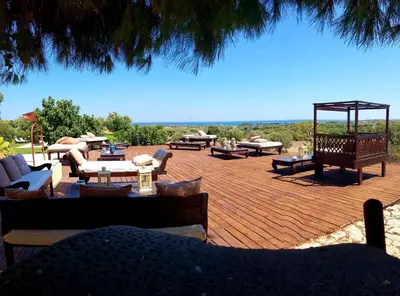 Paesaggio naturale nelle vicinanze of country house