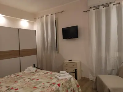 Letto o letti in una camera di villa xenia