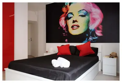 Letto o letti in una camera di B&B Elmi