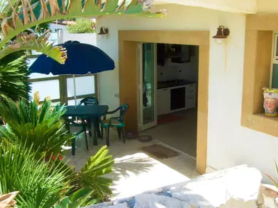 Patio o area all'aperto di The Golden Rainbow - SEAFRONT apartments