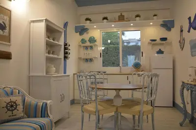 Cucina o angolo cottura di La Casa in Riva al Mare