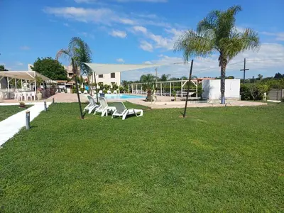 Giardino di Casa vacanze Barbera con piscina