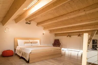 Letto o letti in una camera di Casa Leone 01