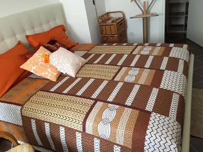 Letto o letti in una camera di SoleLuna House