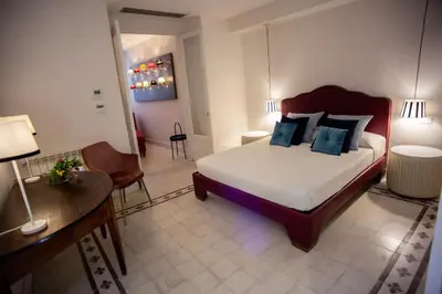 Letto o letti in una camera di Suite35