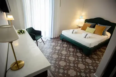 Letto o letti in una camera di Suite35