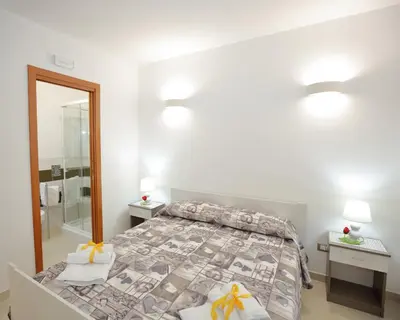 Letto o letti in una camera di La casa di Cristina