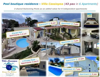 Piscina di Pool Seaside Relais - VILLE Ninfea, Marea, Rosa e Cassiopea - by the beach in Fontane Bianche Siracusa o nelle vicinanze