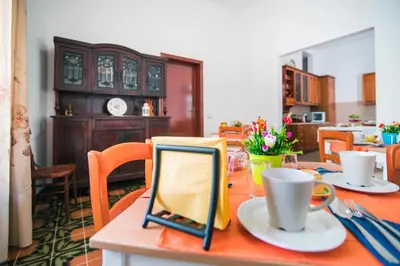 Cucina o angolo cottura di B&B U PRUFISSURI