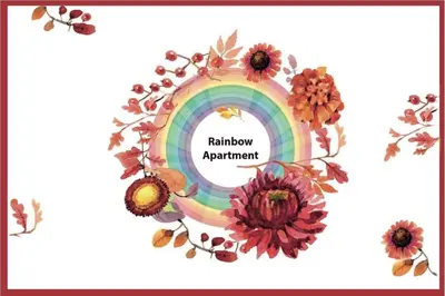 Planimetria di Rainbow Apartment