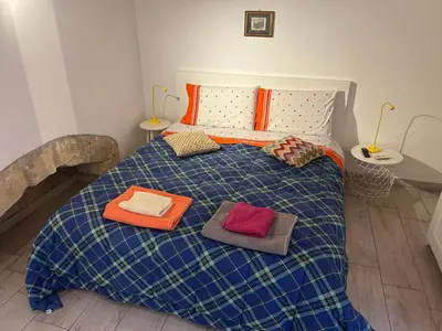 Letto o letti in una camera di Deni's Apartments