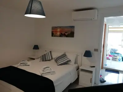 Letto o letti in una camera di Trinacria Bedda
