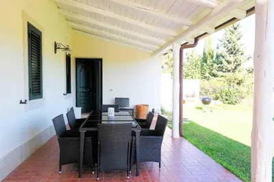 Area soggiorno di Villa Summer house