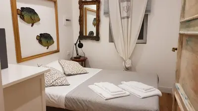 Letto o letti in una camera di Villa mare Fontane Bianche