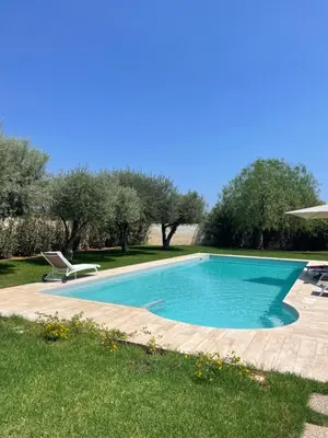 Piscina di Villa mare Fontane Bianche o nelle vicinanze