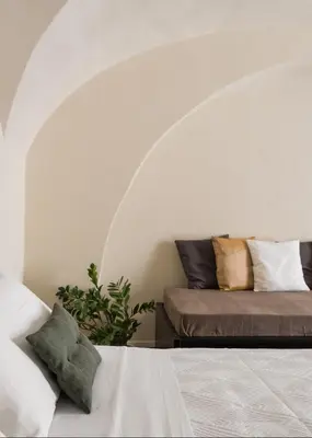 Letto o letti in una camera di Le Pennellate Short Lets