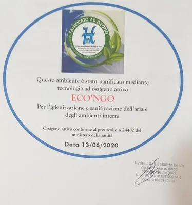 Certificato, attestato, insegna o altro documento esposto da Dimora Santa Lucia