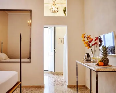 Letto o letti in una camera di Casa Scianna Noto