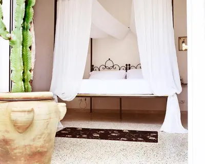 Letto o letti in una camera di Casa Scianna Noto