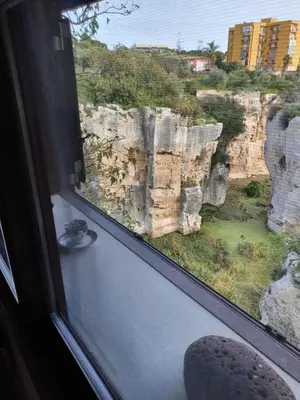 Balcone o terrazza di La Latomia Villa nei pressi del Teatro Greco