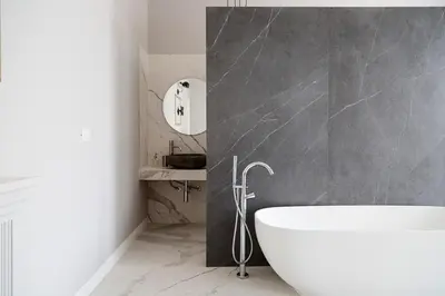 Bagno di Le Bain Suite - accanto al Mare vicinissima a Ortigia e al Teatro