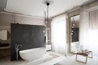Bagno di Le Bain Suite - accanto al Mare vicinissima a Ortigia e al Teatro