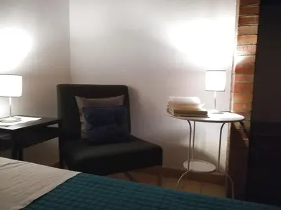 Letto o letti in una camera di The windows house