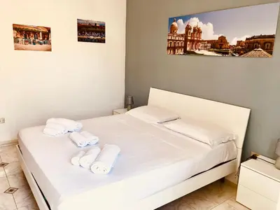 Letto o letti in una camera di La Madonnina