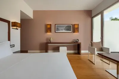 Letto o letti in una camera di Dolce by Wyndham Siracusa - I Monasteri Golf & Spa