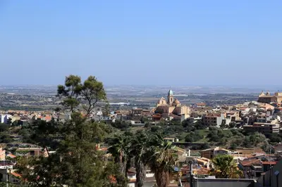 Vista generica su Ispica o vista sulla città dall'interno dell'appartamento