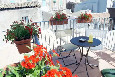 Balcone o terrazza di CIVICO 5 ORTIGIA - TERRAZZA VISTA MARE