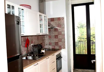 Cucina o angolo cottura di Appartamento Il Glicine