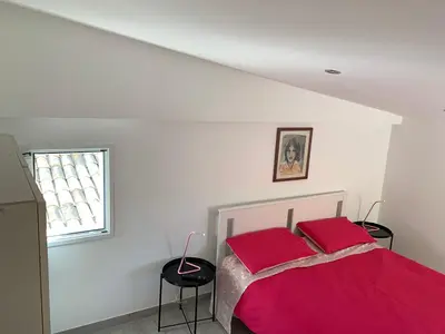Letto o letti in una camera di Deni's apartments per 4