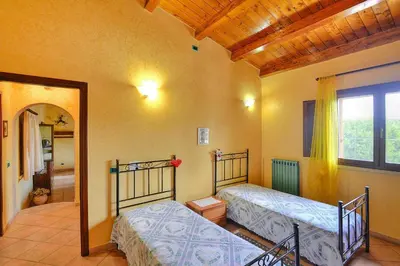 Letto o letti in una camera di Villa in Sicily with Private Pool & Garden