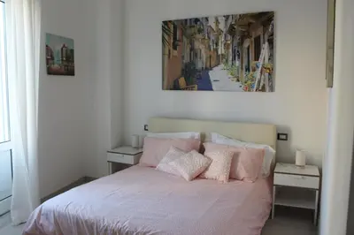 Letto o letti in una camera di Gymnasium