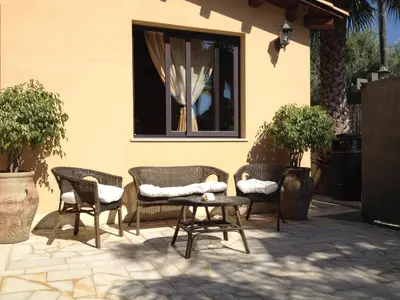 Patio o area all'aperto di B&B Villa Eben Ezer