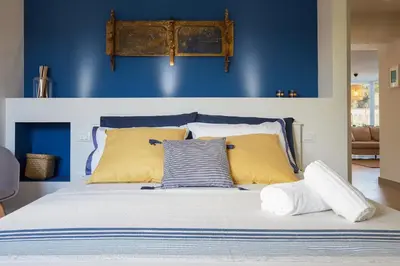 Letto o letti in una camera di Sariva Villa CaseSicule - heated Pool, Beach at 50 m